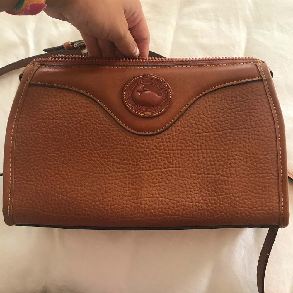 Leather crossbody purse